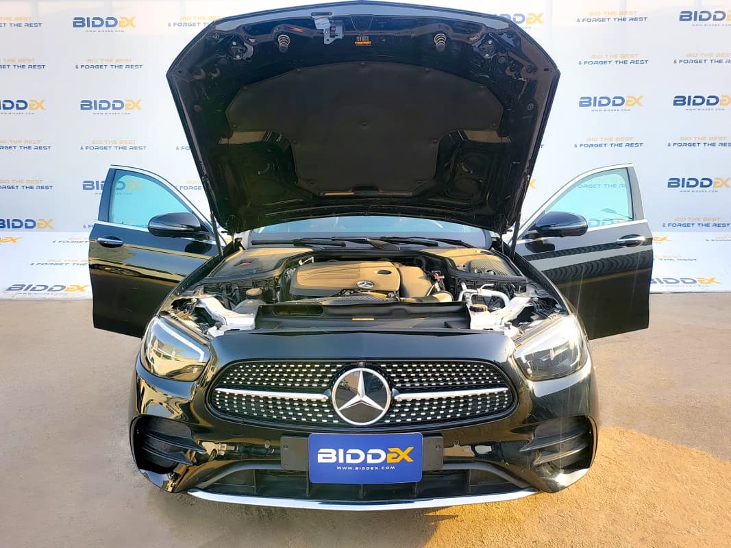Mercedes-Benz E200 2022 اي ام جي فولي لوديد أسود أوتوماتيك — مستعملة