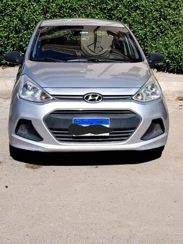 هيونداي جراند I10 2015 جي ال فضي أوتوماتيك — مستعملة