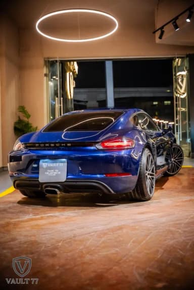 بورش 718 كايمان 2020 باز أزرق غامق أوتوماتيك — مستعملة - 4