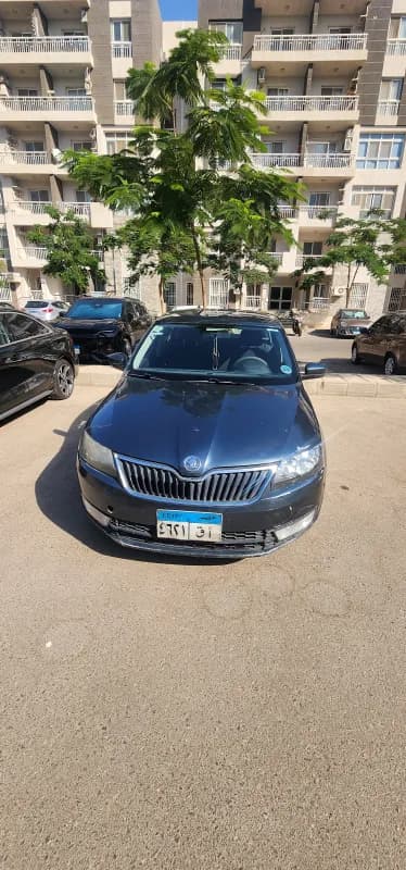  سكودا  رابد 2015 ستايل أزرق الداكن  أوتوماتيك — مستعملة - 2