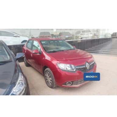 Renault Logan 2017 بيز لاين أحمر أوتوماتيك — مستعملة - 2