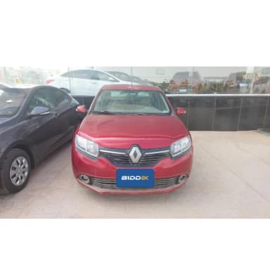 Renault Logan 2017 بيز لاين أحمر أوتوماتيك — مستعملة - 3