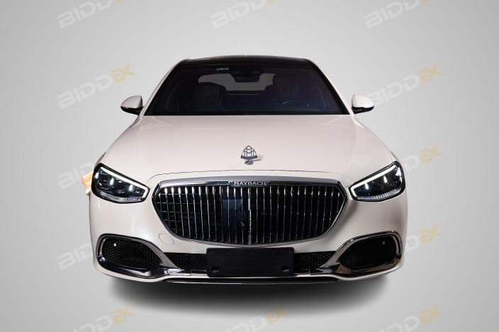 مرسيدس بنز S580 2021 4 ماتك أبيض أوتوماتيك — مستعملة - 1