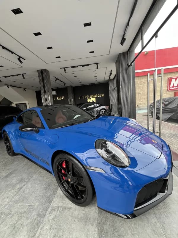 بورش 911 2025 تربو كوبيه أزرق أوتوماتيك — جديدة