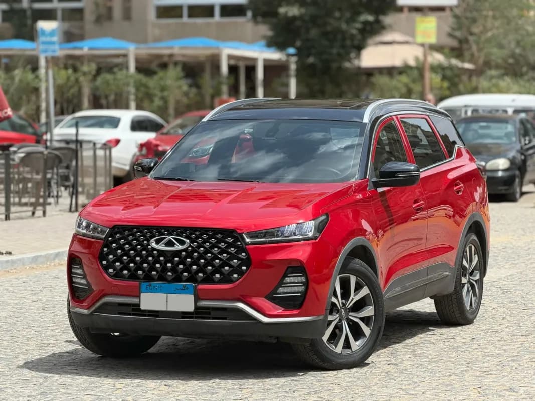 شيري تيجو برو 7 2022 لاكشري أحمر غامق أوتوماتيك — مستعملة