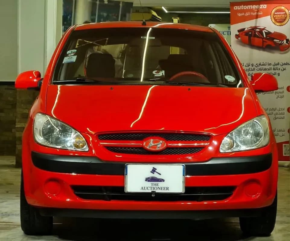هيونداي جيتز 2010 اس أحمر أوتوماتيك — مستعملة