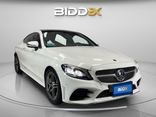 مرسيدس بنز سي كوبيه 2019 أبيض أوتوماتيك — مستعملة