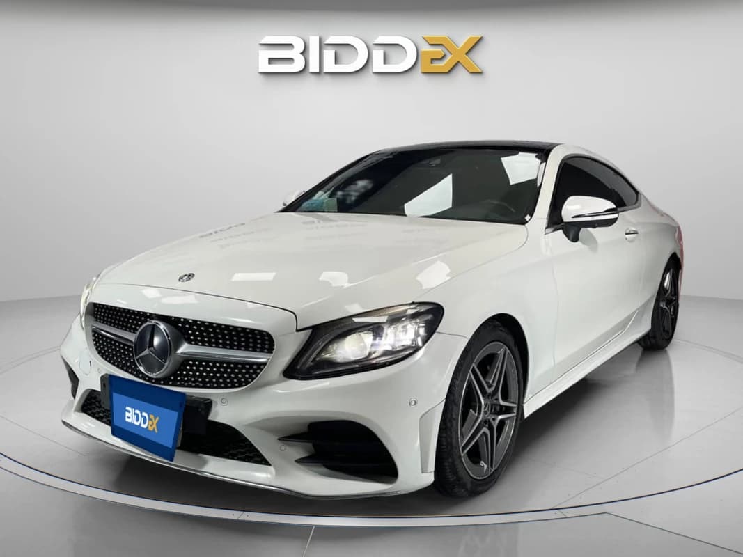 مرسيدس بنز سي كوبيه 2019 أبيض أوتوماتيك — مستعملة