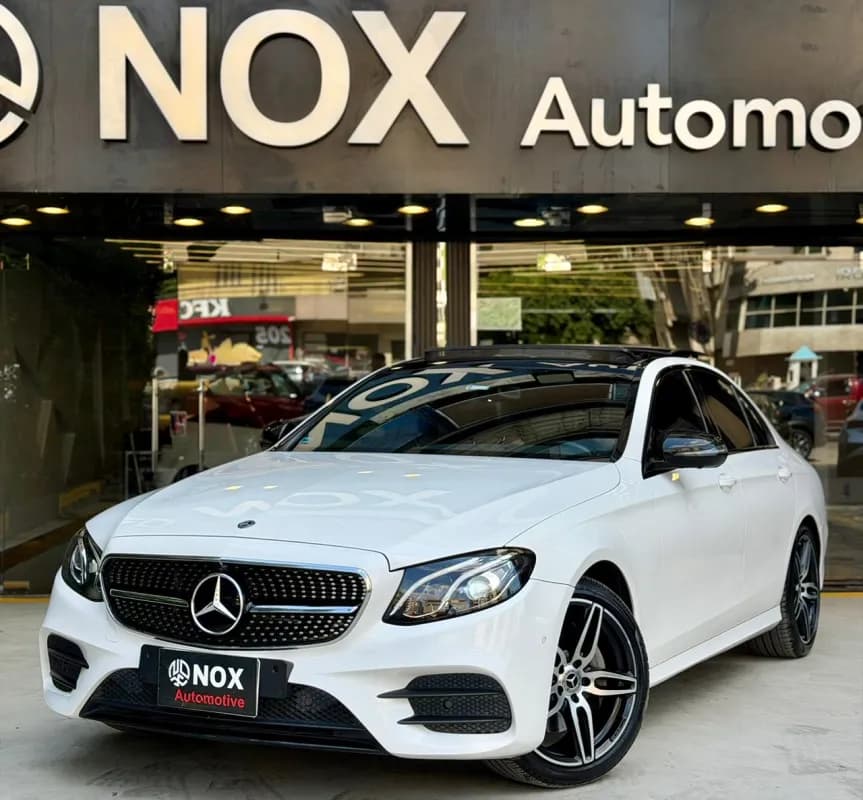 مرسيدس بنز E200 2018 ايه ام جي أبيض أوتوماتيك — مستعملة