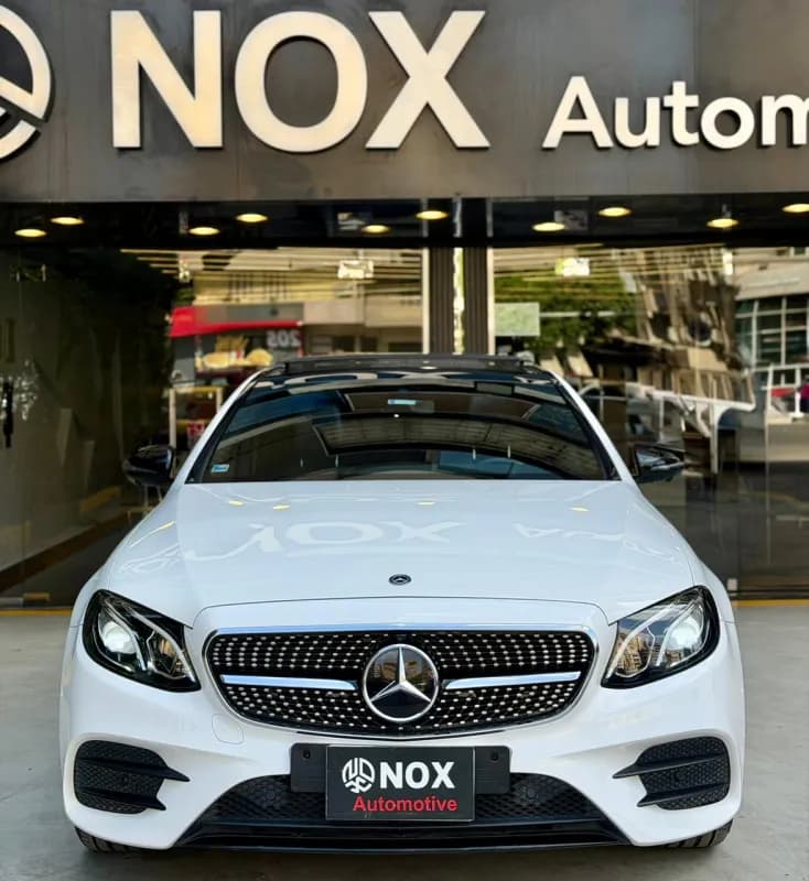 مرسيدس بنز E200 2018 ايه ام جي أبيض أوتوماتيك — مستعملة