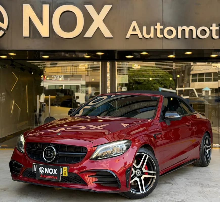 مرسيدس بنز C300 2019 اي ام جي أحمر أوتوماتيك — مستعملة