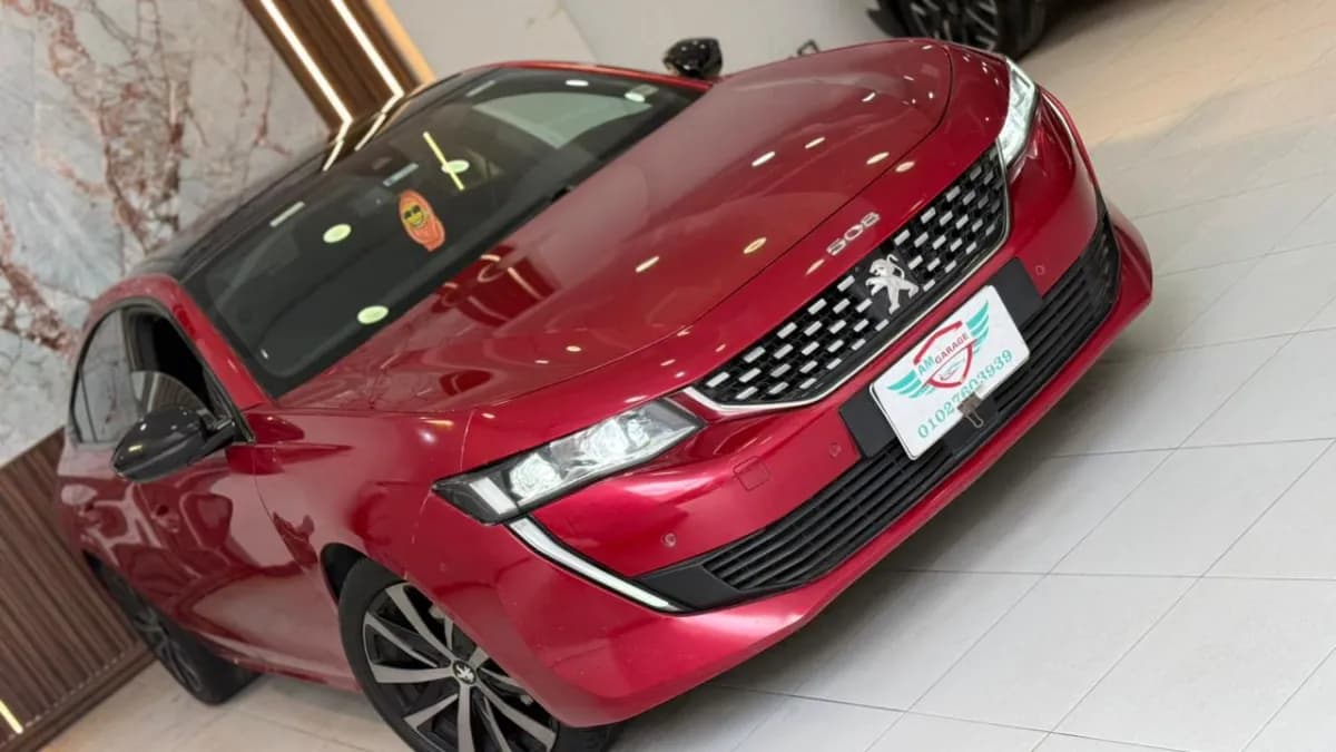 بيجو 508 2020 جي تي ماكس أحمر أوتوماتيك — مستعملة