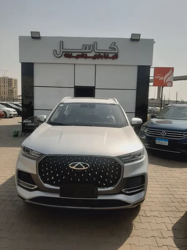 شيري تيجو 8 برو ماكس 2026 فلاج شيب فضي قابض مزدوج — جديدة