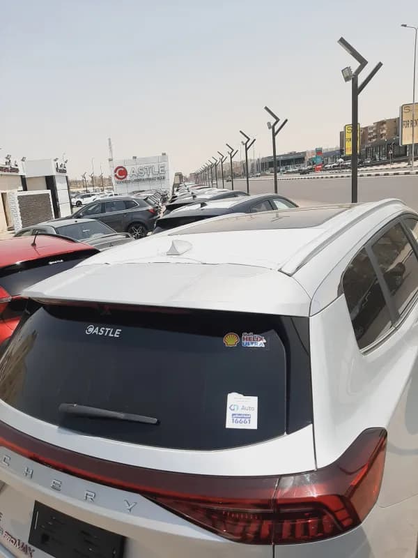 شيري تيجو 8 برو ماكس 2026 فلاج شيب فضي قابض مزدوج — جديدة
