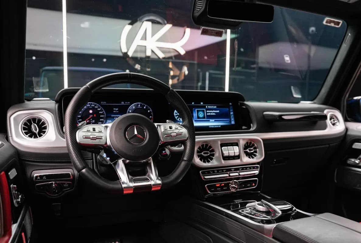 مرسيدس بنز G 63 2023 اي ام جي نايت باكدج أزرق أوتوماتيك — مستعملة