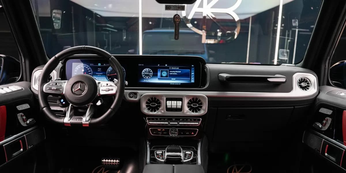مرسيدس بنز G 63 2023 اي ام جي نايت باكدج أزرق أوتوماتيك — مستعملة