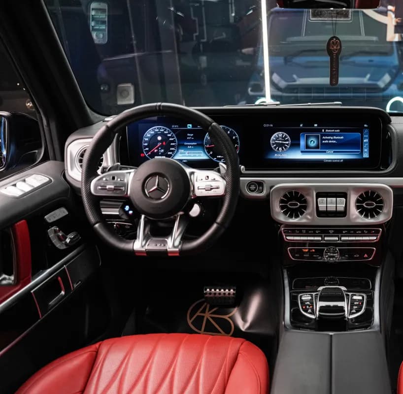 مرسيدس بنز G 63 2023 اي ام جي نايت باكدج أزرق أوتوماتيك — مستعملة