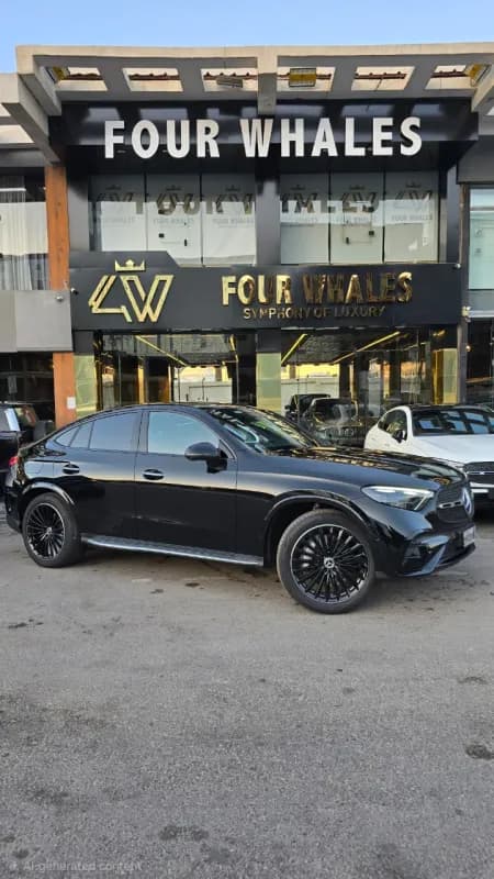 مرسيدس بنز GLC 300 2026 اي ام جي كوبيه أسود أوتوماتيك — جديدة