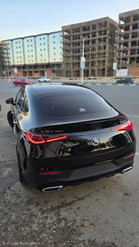 مرسيدس بنز GLC 300 2026 اي ام جي كوبيه أسود أوتوماتيك — جديدة