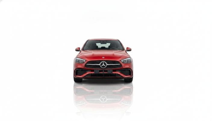 مرسيدس بنز C180 2022 ايه ام جي أحمر غامق أوتوماتيك — جديدة