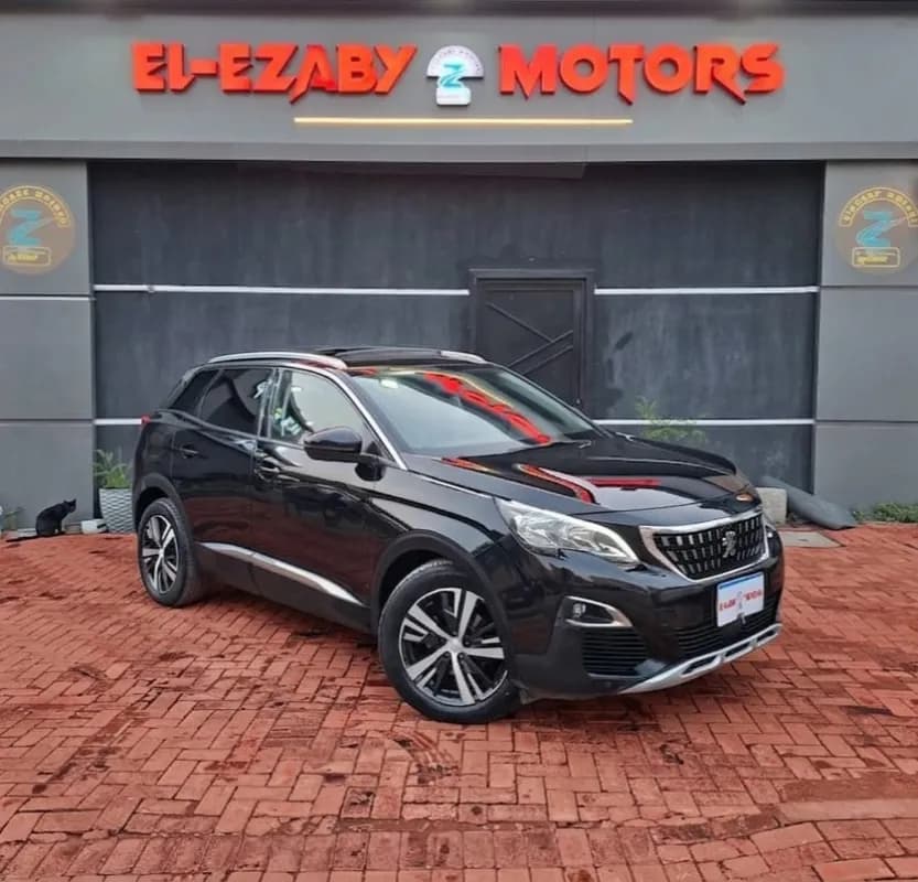 بيجو 3008 2019 جي تي أسود أوتوماتيك — مستعملة
