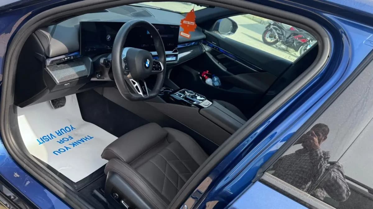 BMW 520i 2025 M Sport Fiord Blue Automatic — Used