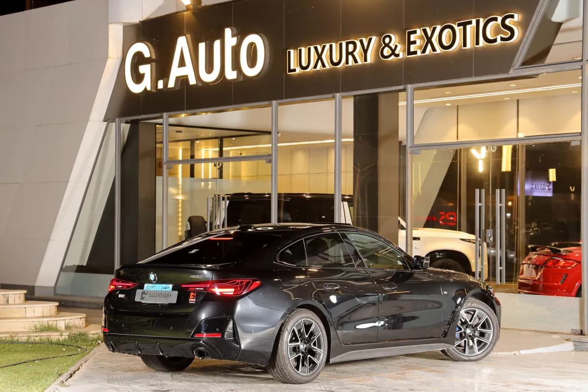 بي ام دبليو 420i 2025 M-Sport أسود أوتوماتيك — مستعملة