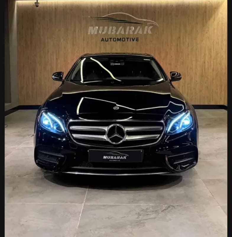 مرسيدس بنز E200 2018 ايه ام جي أسود أوتوماتيك — مستعملة
