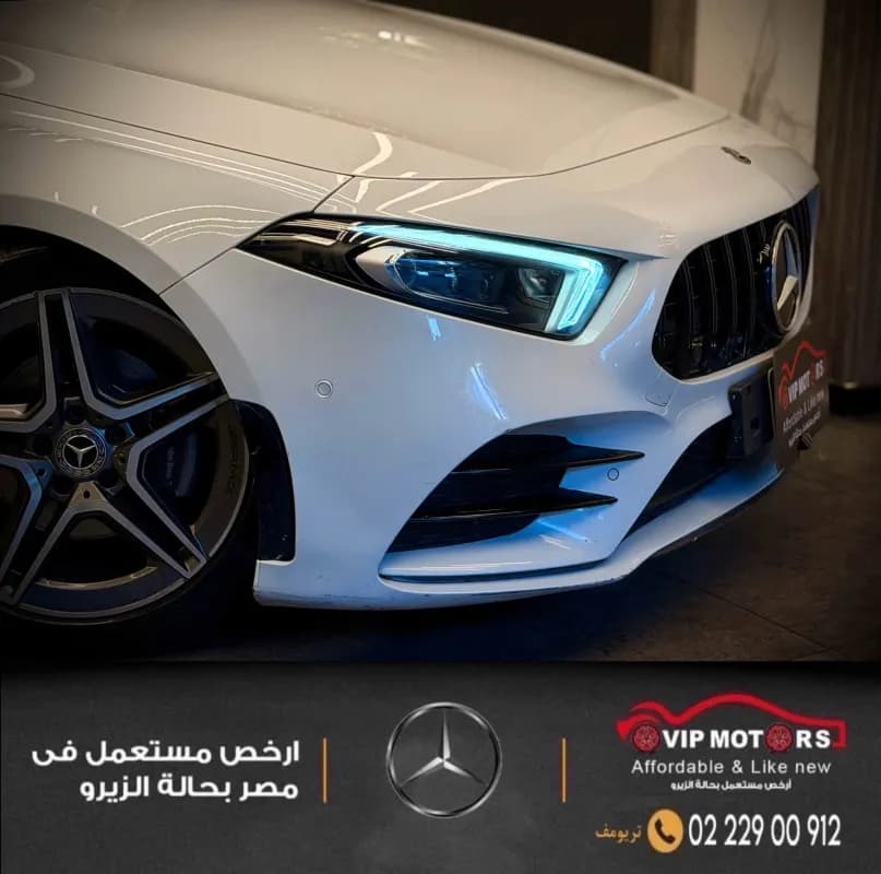 مرسيدس بنز A200 2019 اي ام جي أبيض أوتوماتيك — مستعملة