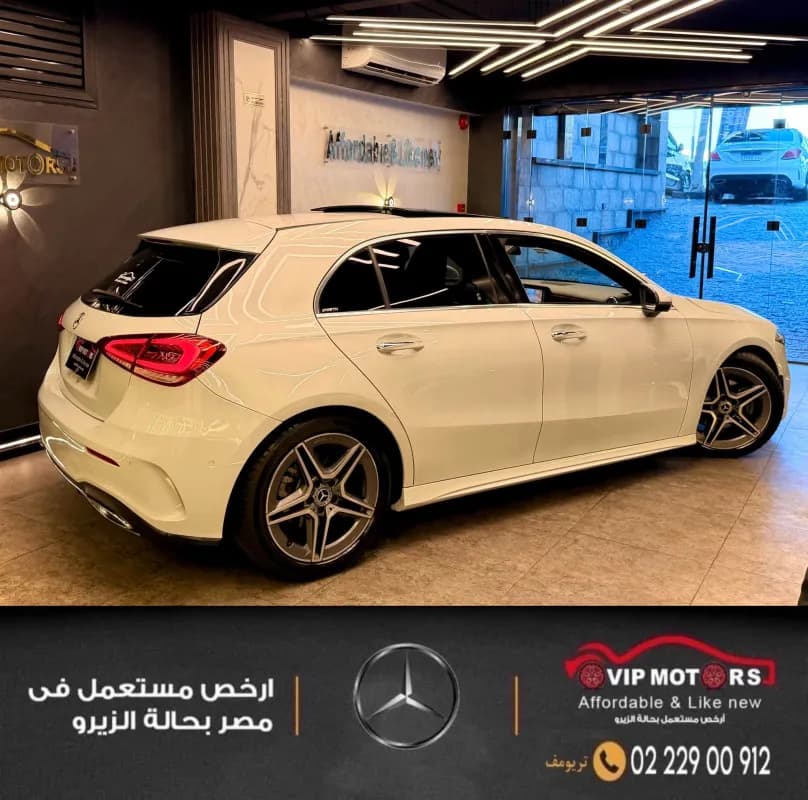 مرسيدس بنز A200 2019 اي ام جي أبيض أوتوماتيك — مستعملة