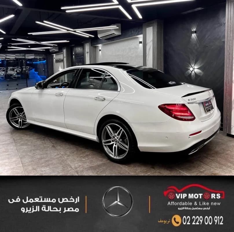 مرسيدس بنز E200 2017 ايه ام جي أبيض أوتوماتيك — مستعملة