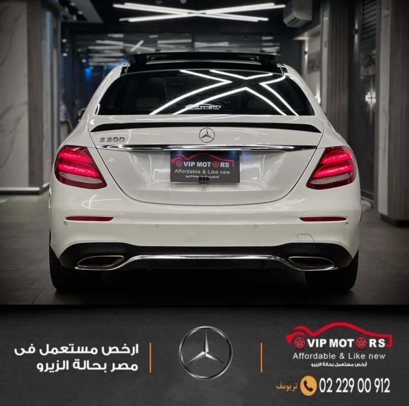مرسيدس بنز E200 2017 ايه ام جي أبيض أوتوماتيك — مستعملة