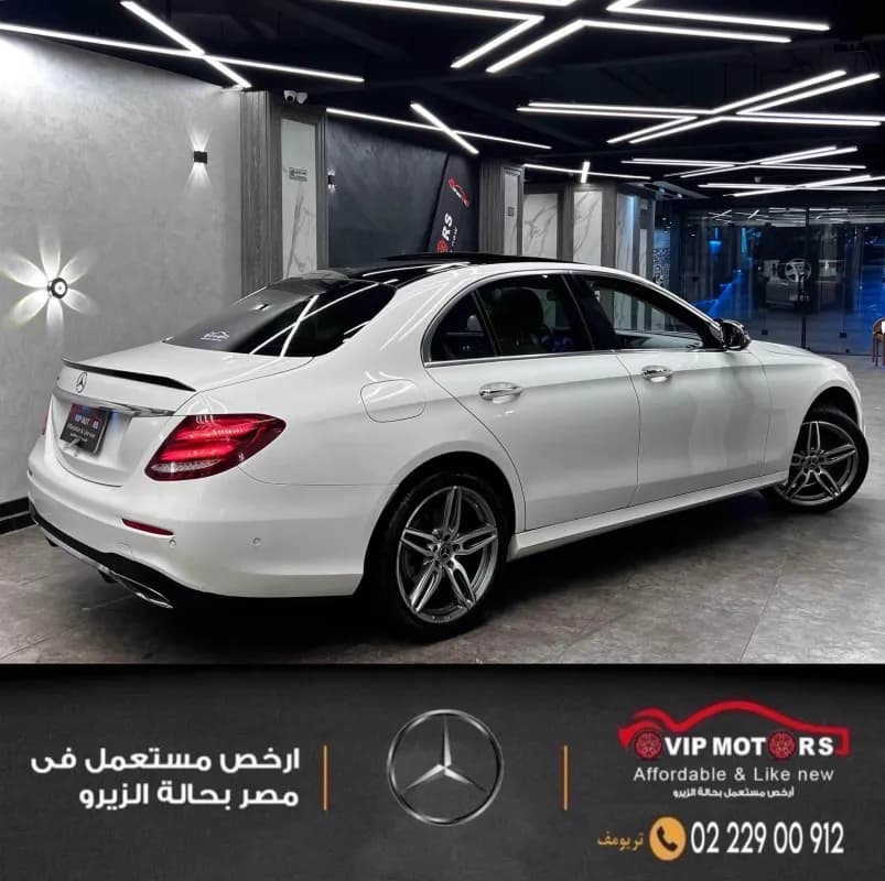 مرسيدس بنز E200 2017 ايه ام جي أبيض أوتوماتيك — مستعملة