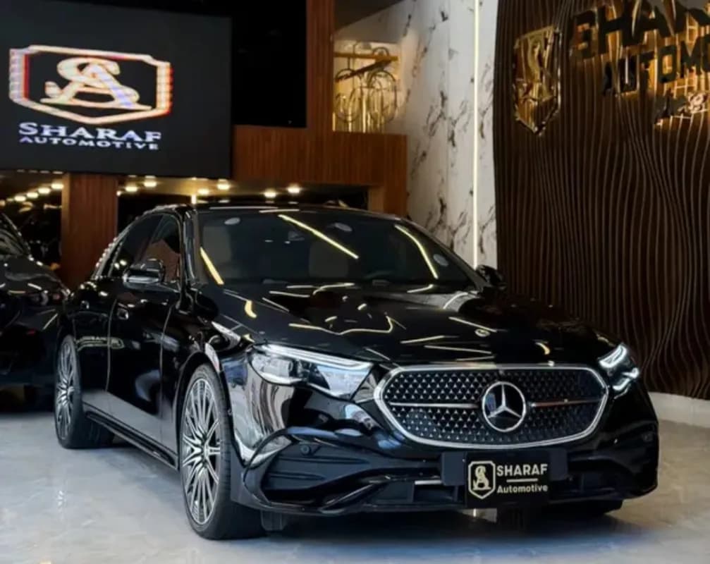 مرسيدس بنز E200 2026 ايه ام جي أسود أوتوماتيك — جديدة