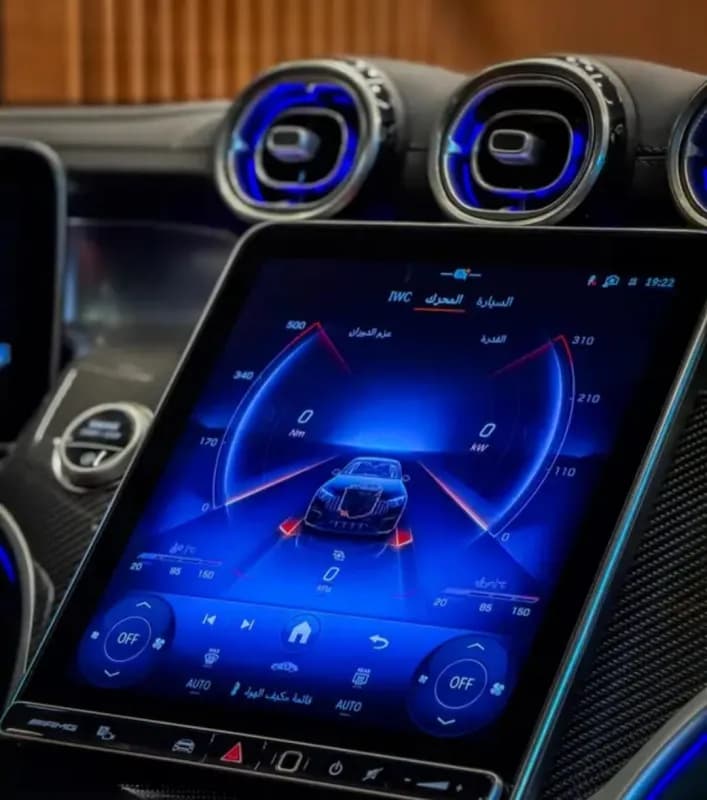 مرسيدس بنز GLC 43 2026 اي ام جي كوبيه أسود أوتوماتيك — جديدة