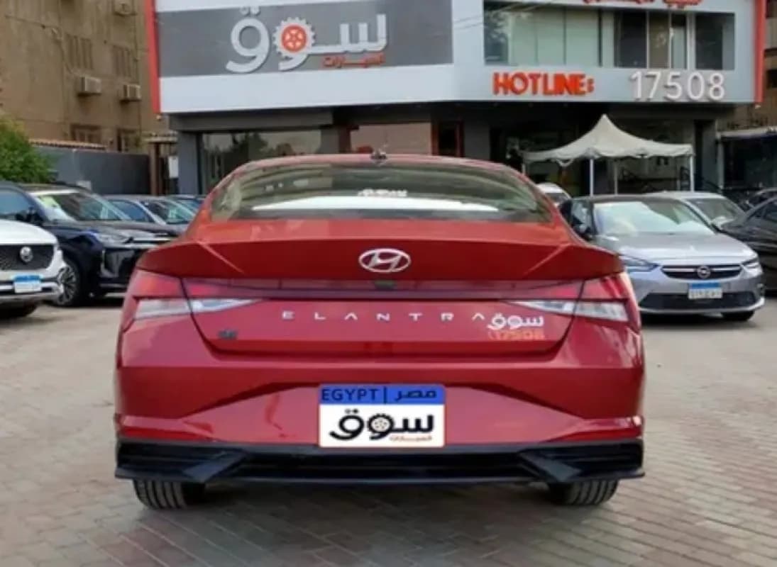 Hyundai Elantra CN7 2021 Shadow Red Automatic — Used