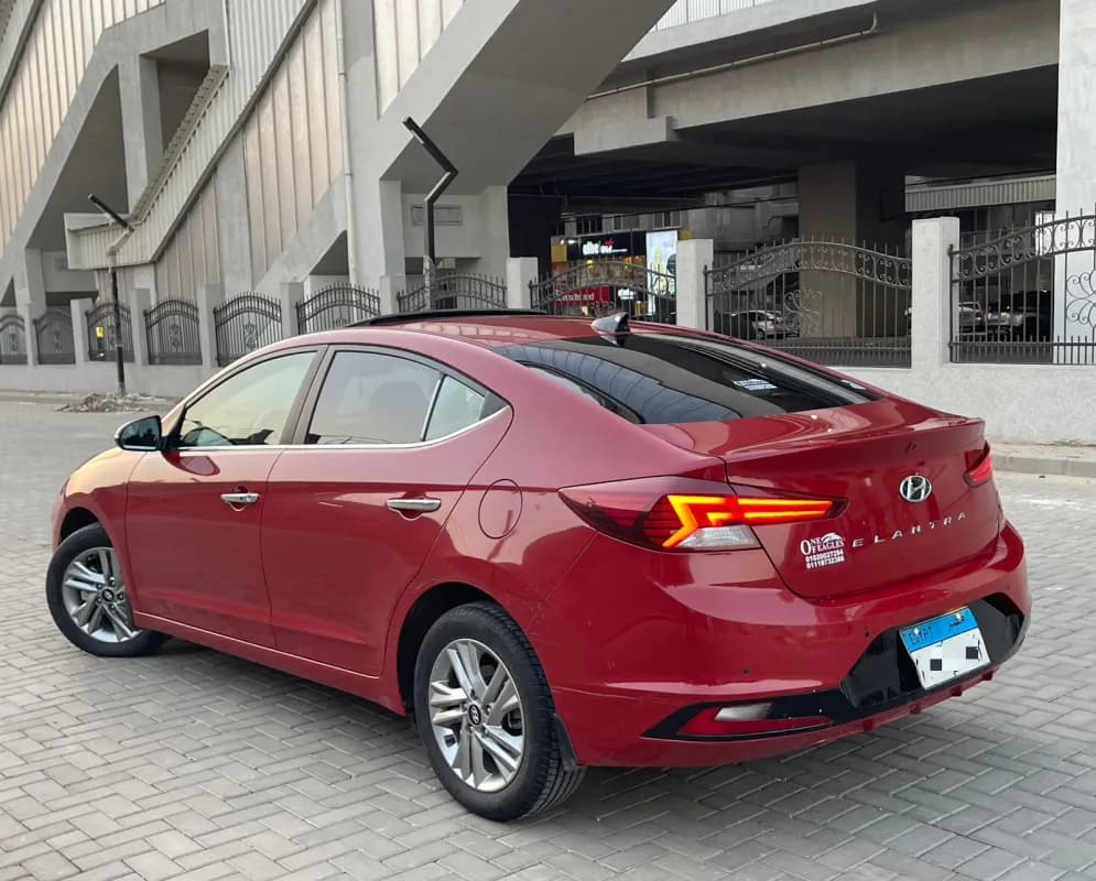 Hyundai Elantra AD 2025 Topline Red Automatic — Used