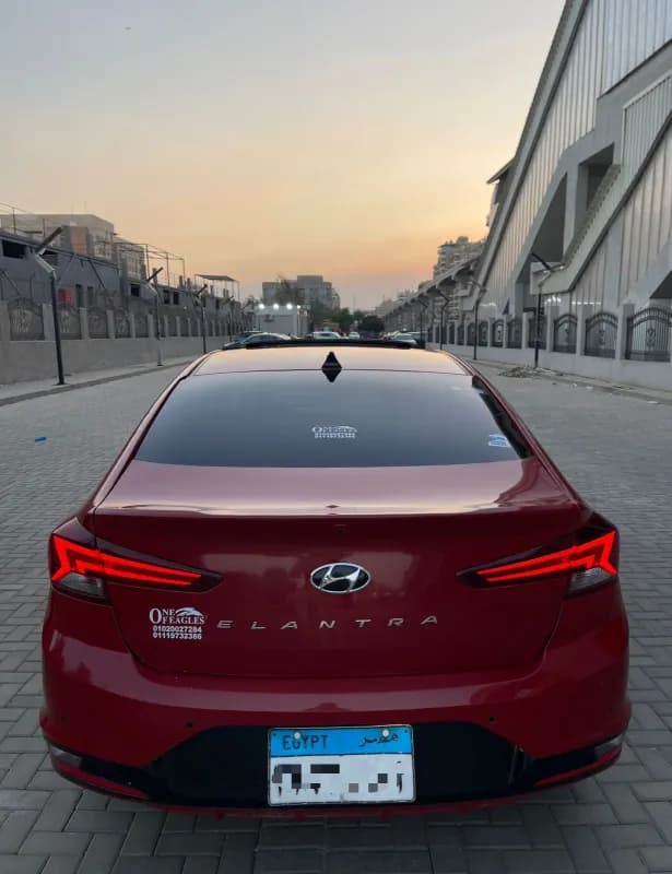 Hyundai Elantra AD 2025 Topline Red Automatic — Used