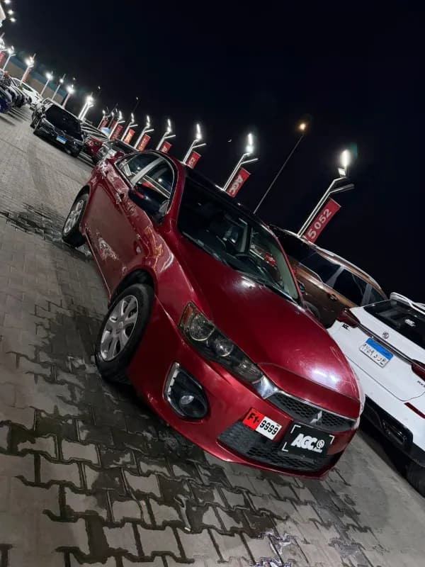 Mitsubishi Lancer 2017 GLS Red Automatic — Used