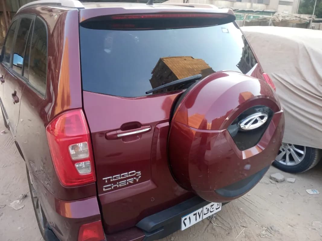 Chery Tiggo 3 2022 A/T Tinted Glass FL Darkred Automatic — Used