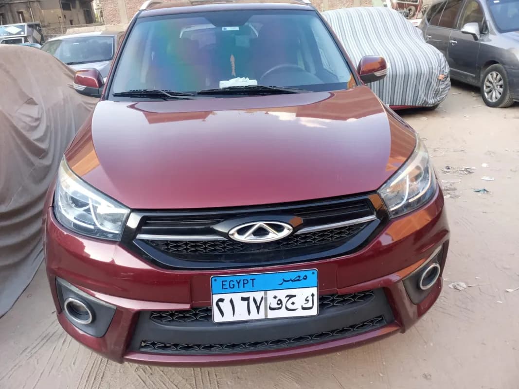 Chery Tiggo 3 2022 A/T Tinted Glass FL Darkred Automatic — Used