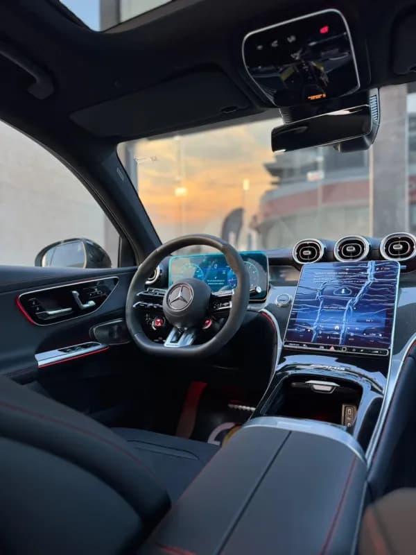 مرسيدس بنز GLC 43 2026 اي ام جي كوبيه أخضر أوتوماتيك — جديدة