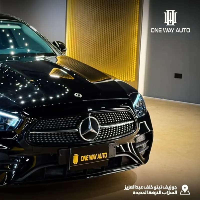مرسيدس بنز E200 2021 ايه ام جي أسود أوتوماتيك — مستعملة