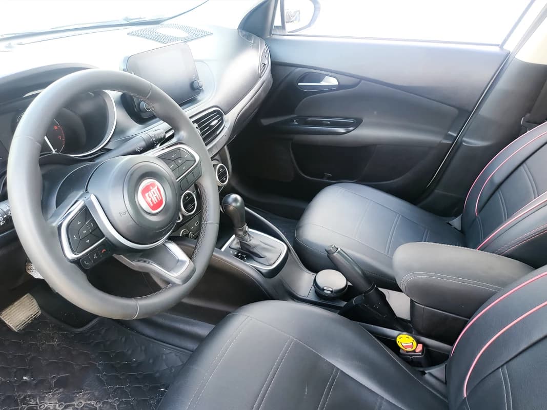 Fiat Tipo 2021 هاي لاين أبيض أوتوماتيك — مستعملة