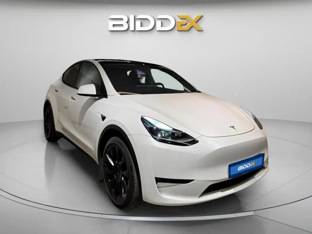 Tesla Model Y 2022 Long Range 4WD White Automatic — Used