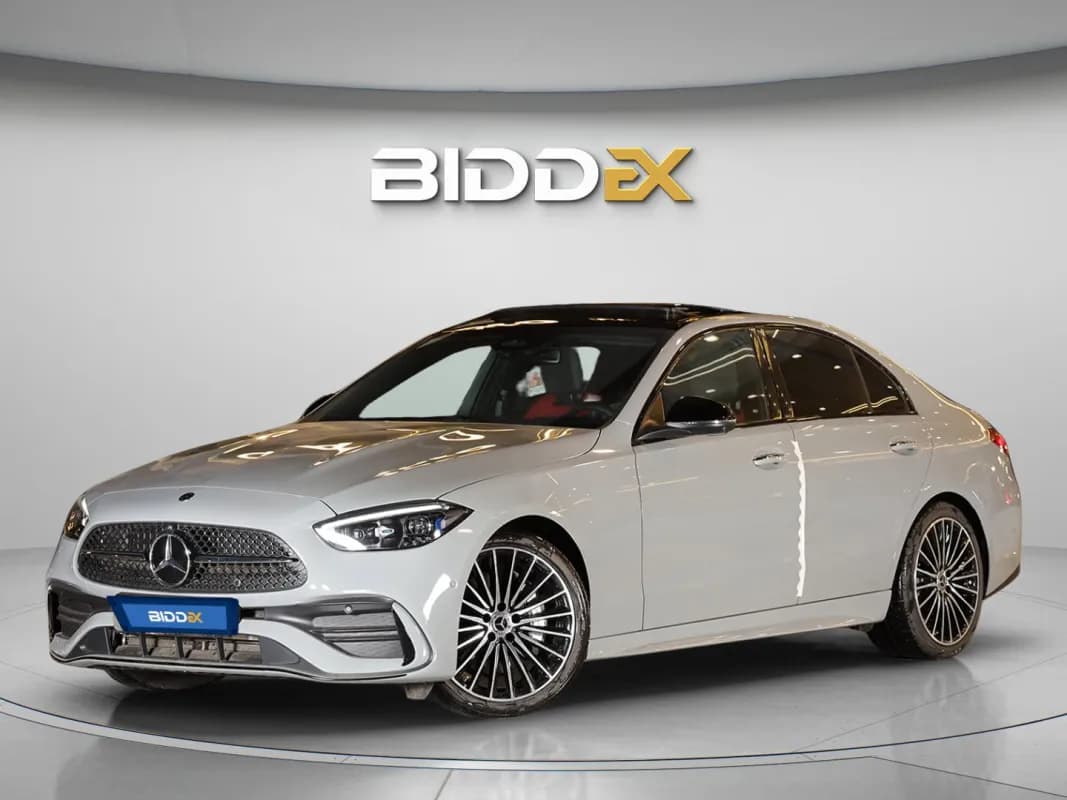 مرسيدس بنز C200 2026 ايه ام جي رمادي إسمنتي أوتوماتيك — جديدة