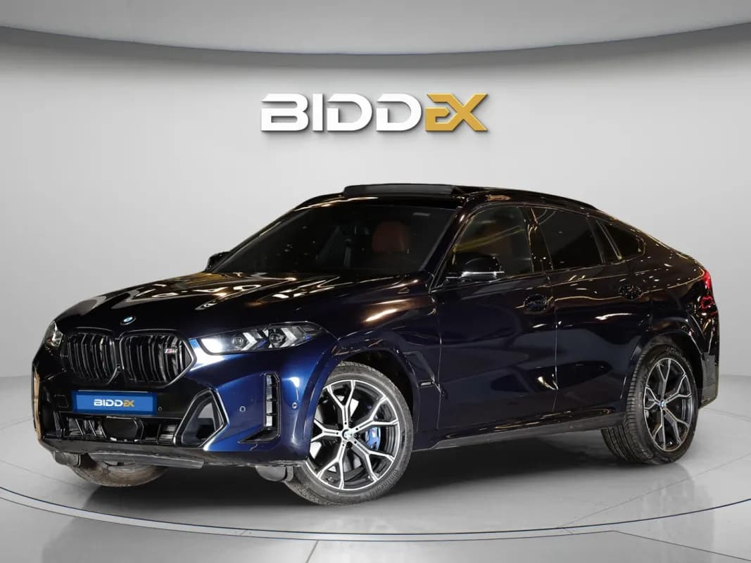 بي ام دبليو X6 2024 ام 60 اي اكس درايف أزرق غامق أوتوماتيك — مستعملة